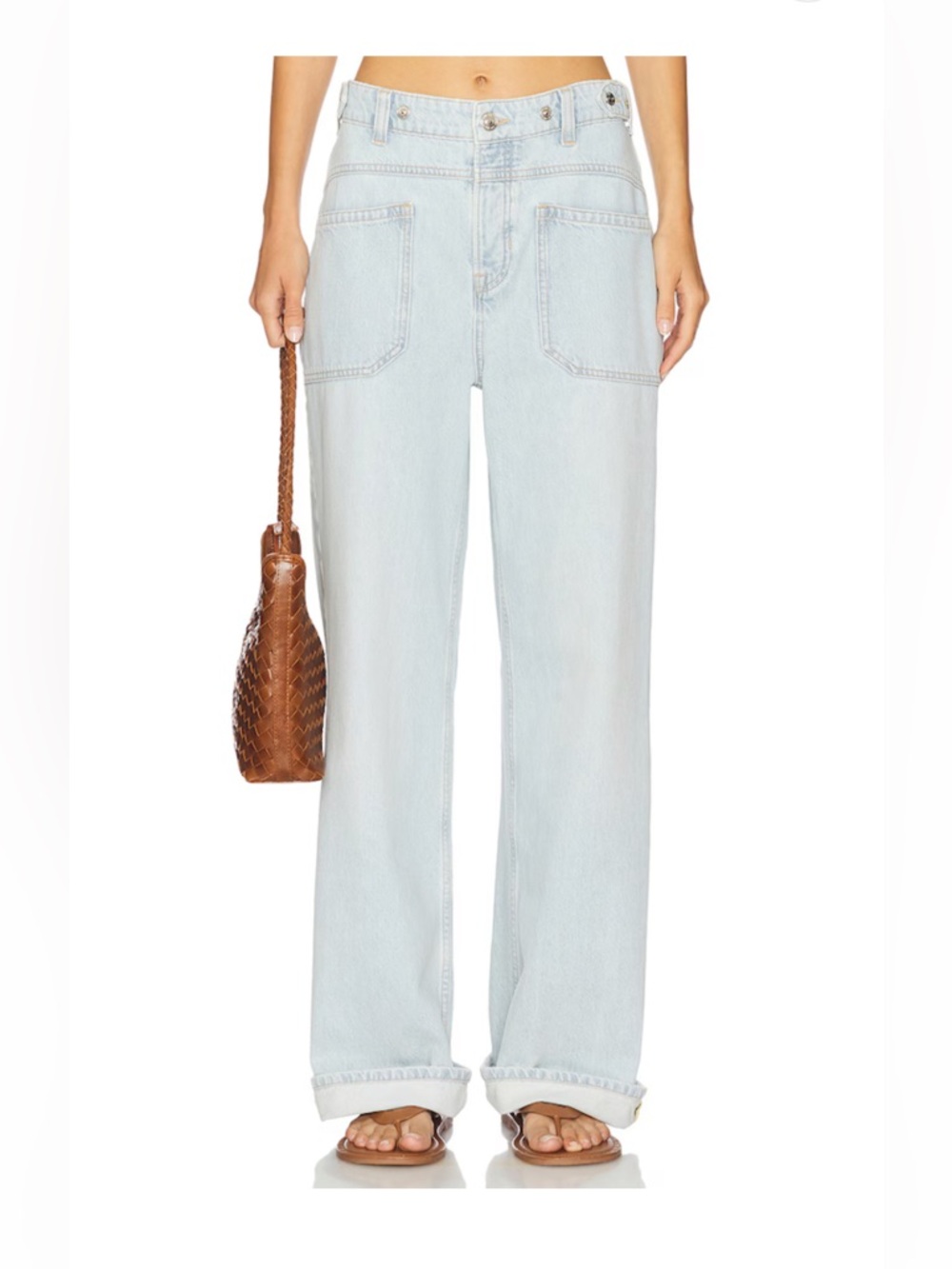 Free People x We The Free Palmer Cuffed Wide Leg size 27